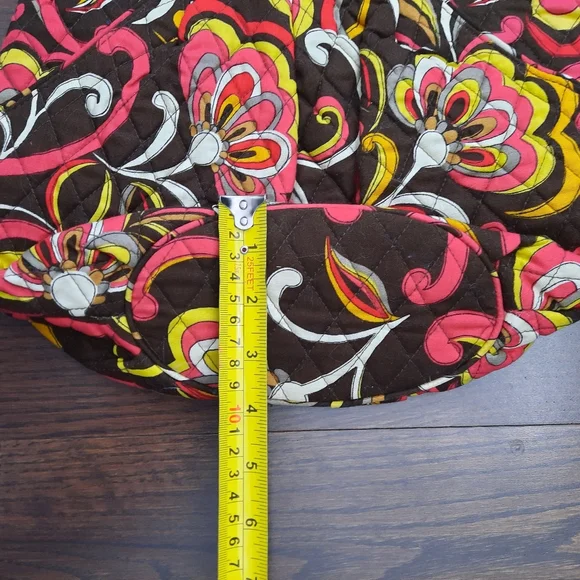 Vera Bradley Puccini Brown Patterned Tote Bag/Purse (Retired Pattern) - Picture 9 of 11